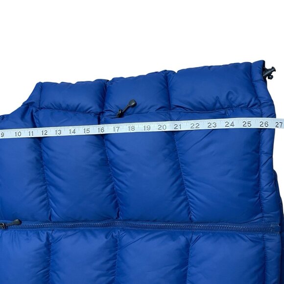 EDDIE BAUER PUFFER VEST PLEATED GOOSE DOWN 700 FILL POWER MENS S BLUE OUTDOORS - Picture 11 of 11